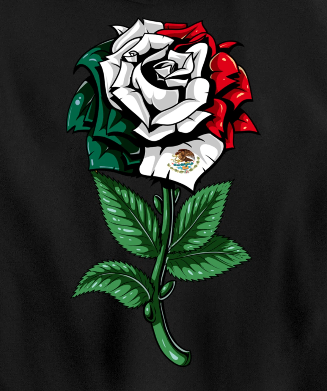 Mexico Flag Mexican Pullover Hoodie