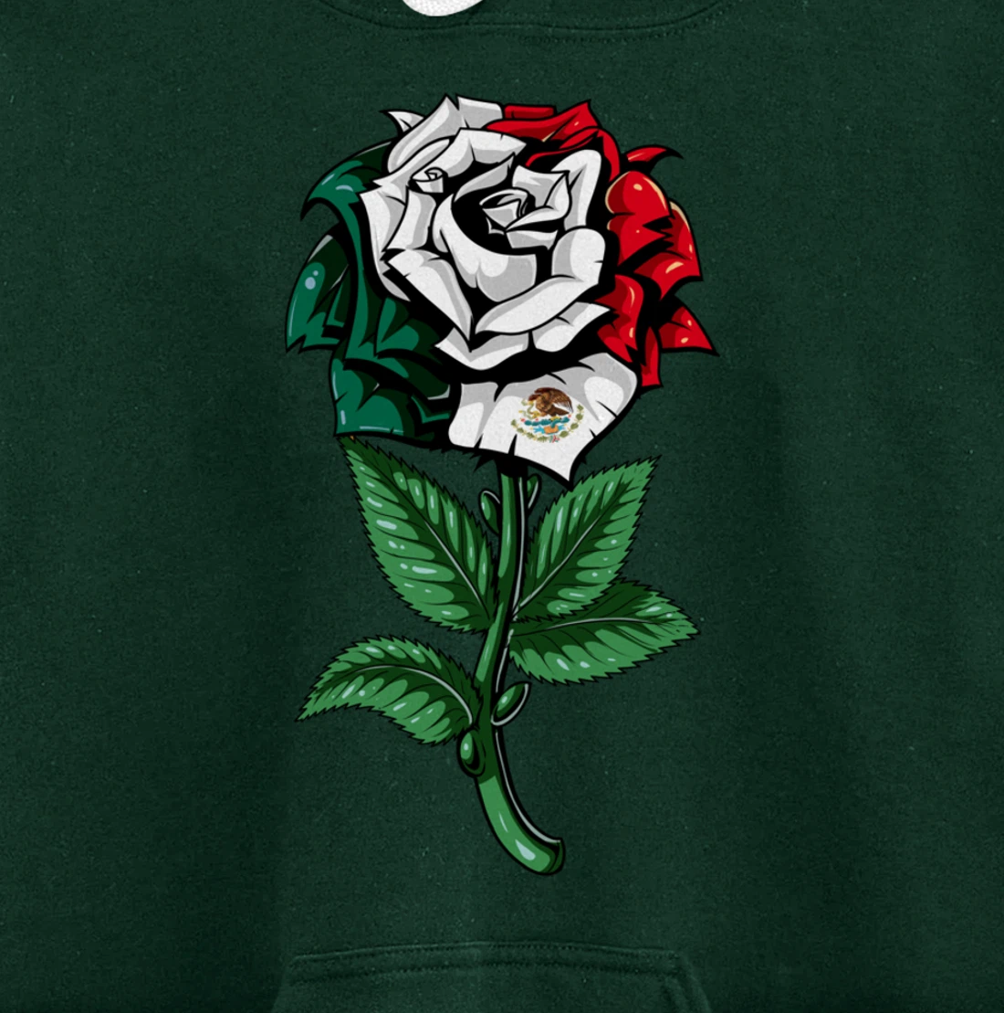 Mexico Flag Mexican Pullover Hoodie