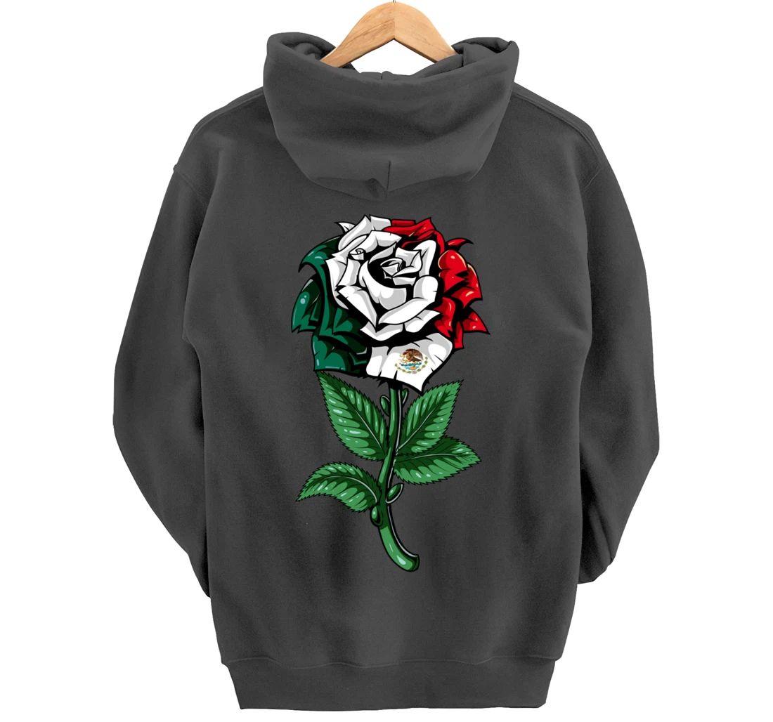 Mexico Flag Mexican Pullover Hoodie