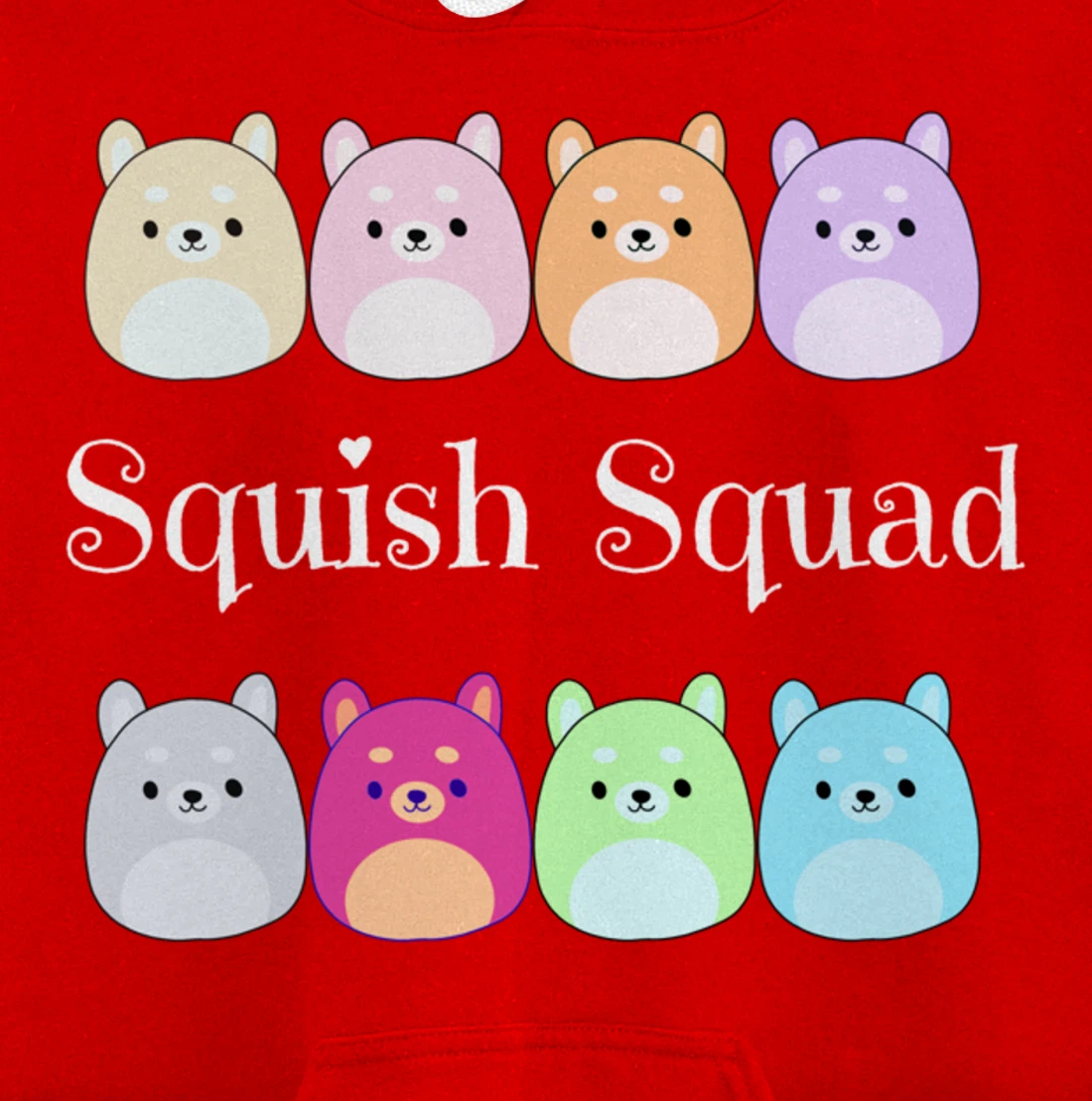 Squish Squad! Stuffed Animal Plush Mallow Collector Soft Toy Pullover Hoodie