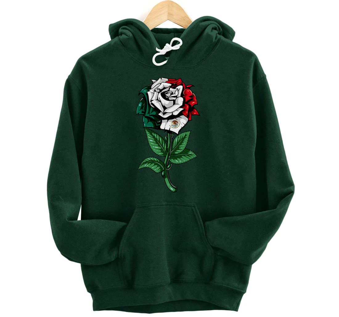 Mexico Flag Mexican Pullover Hoodie