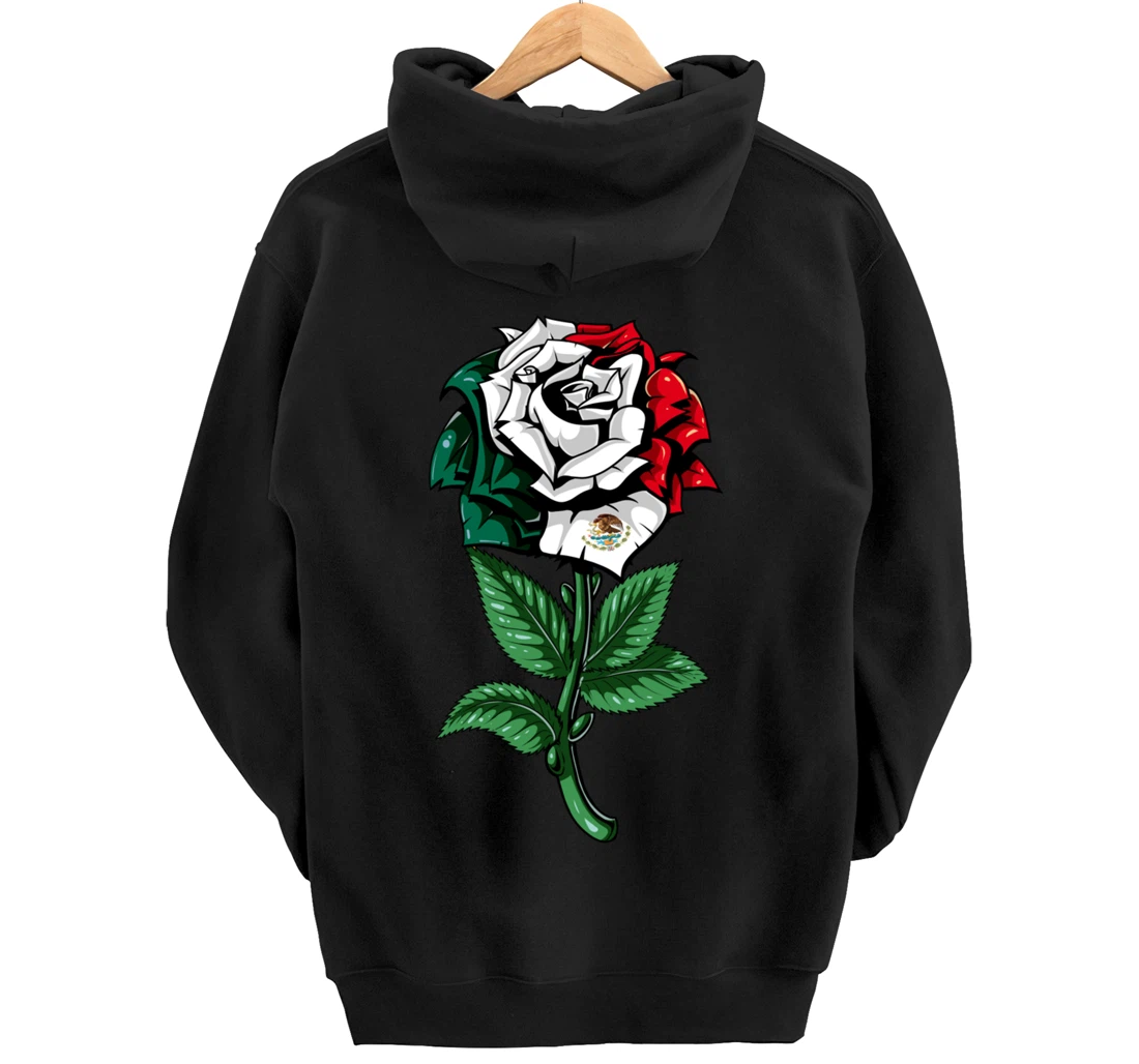 Mexico Flag Mexican Pullover Hoodie
