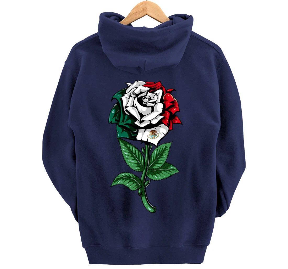 Mexico Flag Mexican Pullover Hoodie