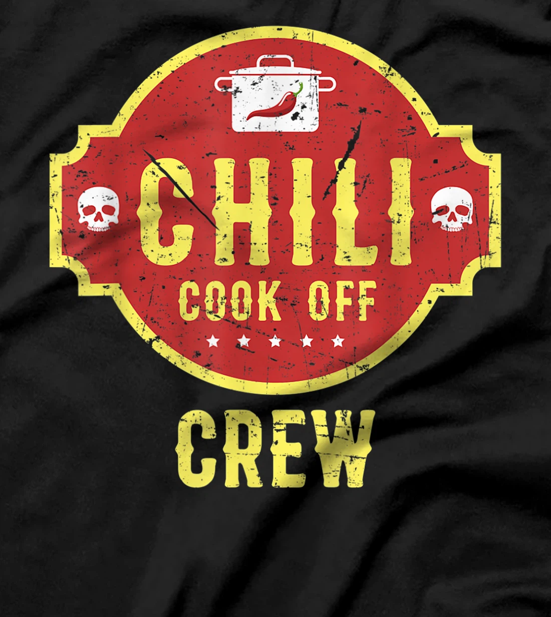 Chili Cook Off Crew Competition Cooking Spicy Texas Fair T-Shirt