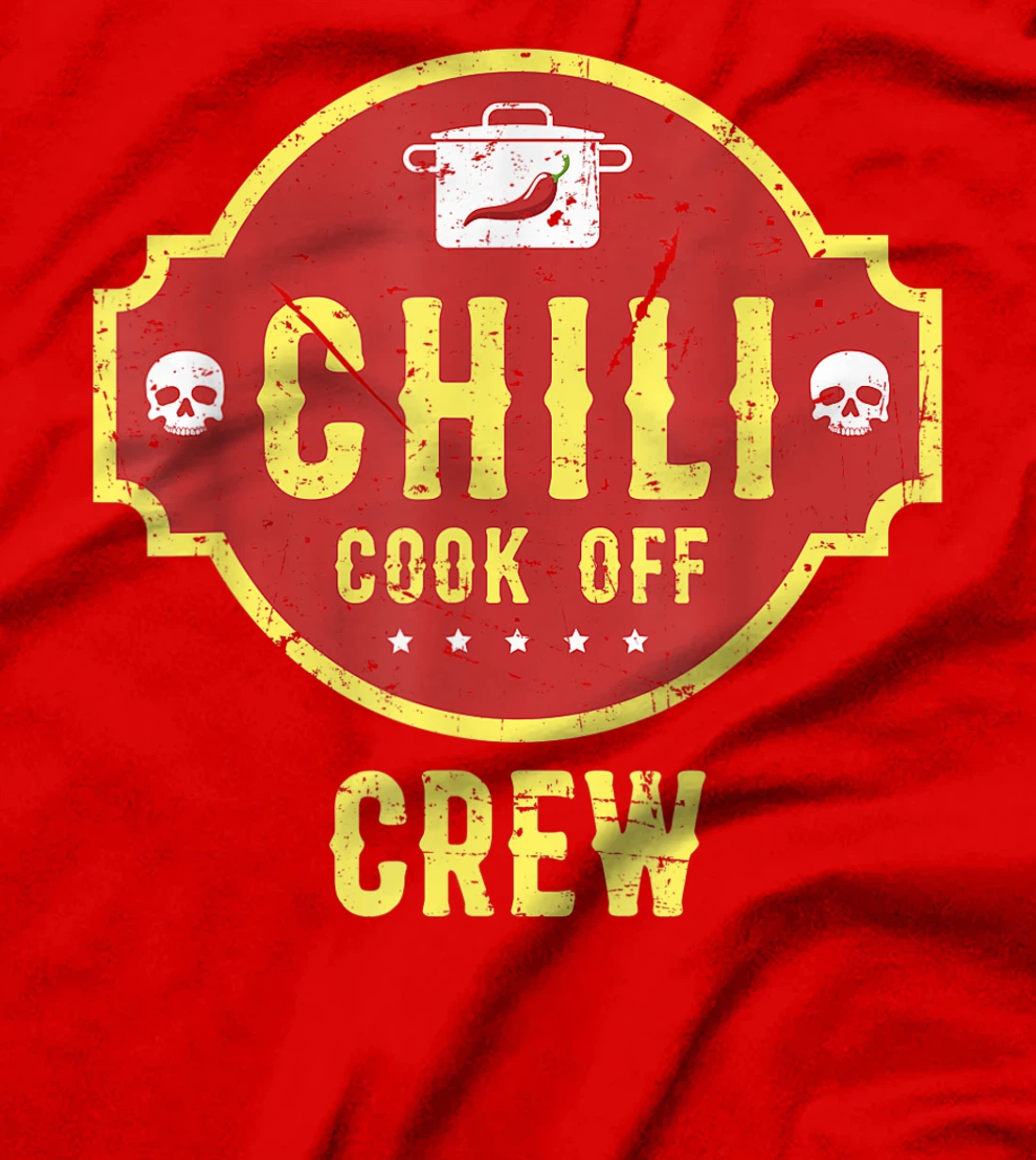 Chili Cook Off Crew Competition Cooking Spicy Texas Fair T-Shirt