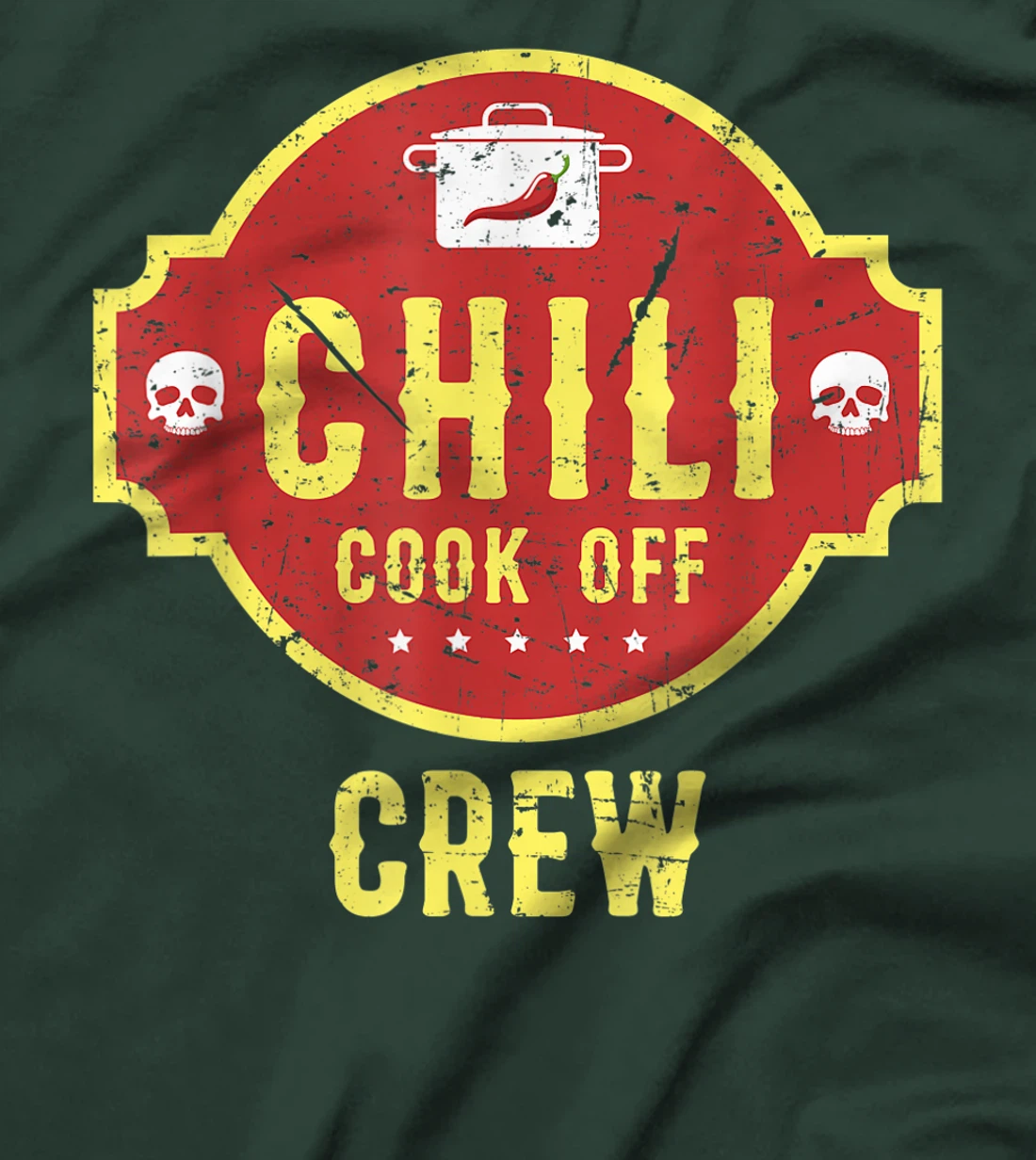 Chili Cook Off Crew Competition Cooking Spicy Texas Fair T-Shirt