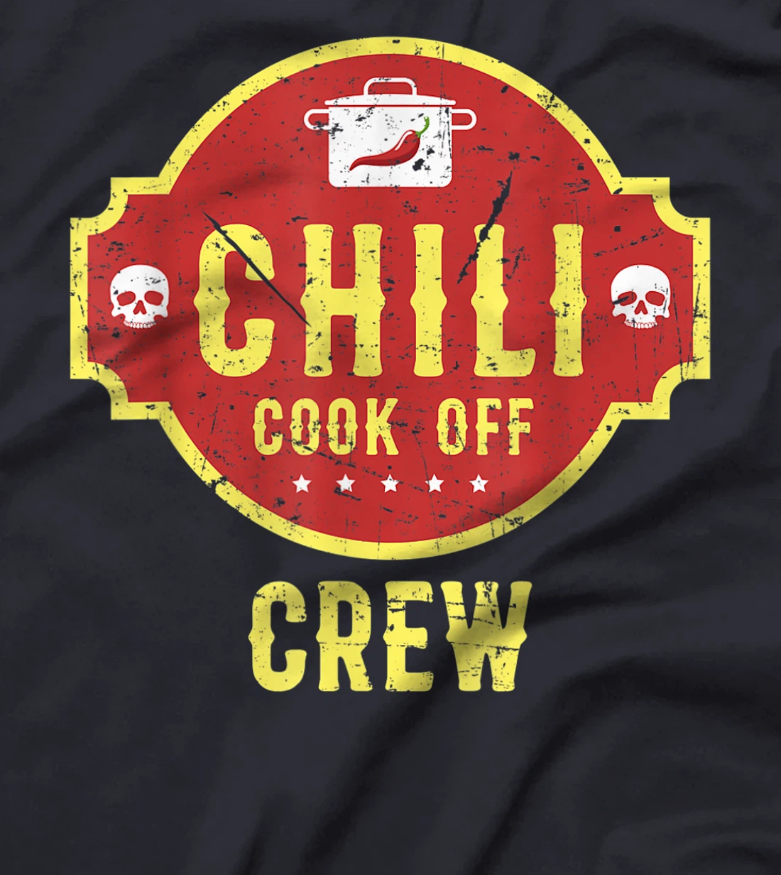Chili Cook Off Crew Competition Cooking Spicy Texas Fair T-Shirt