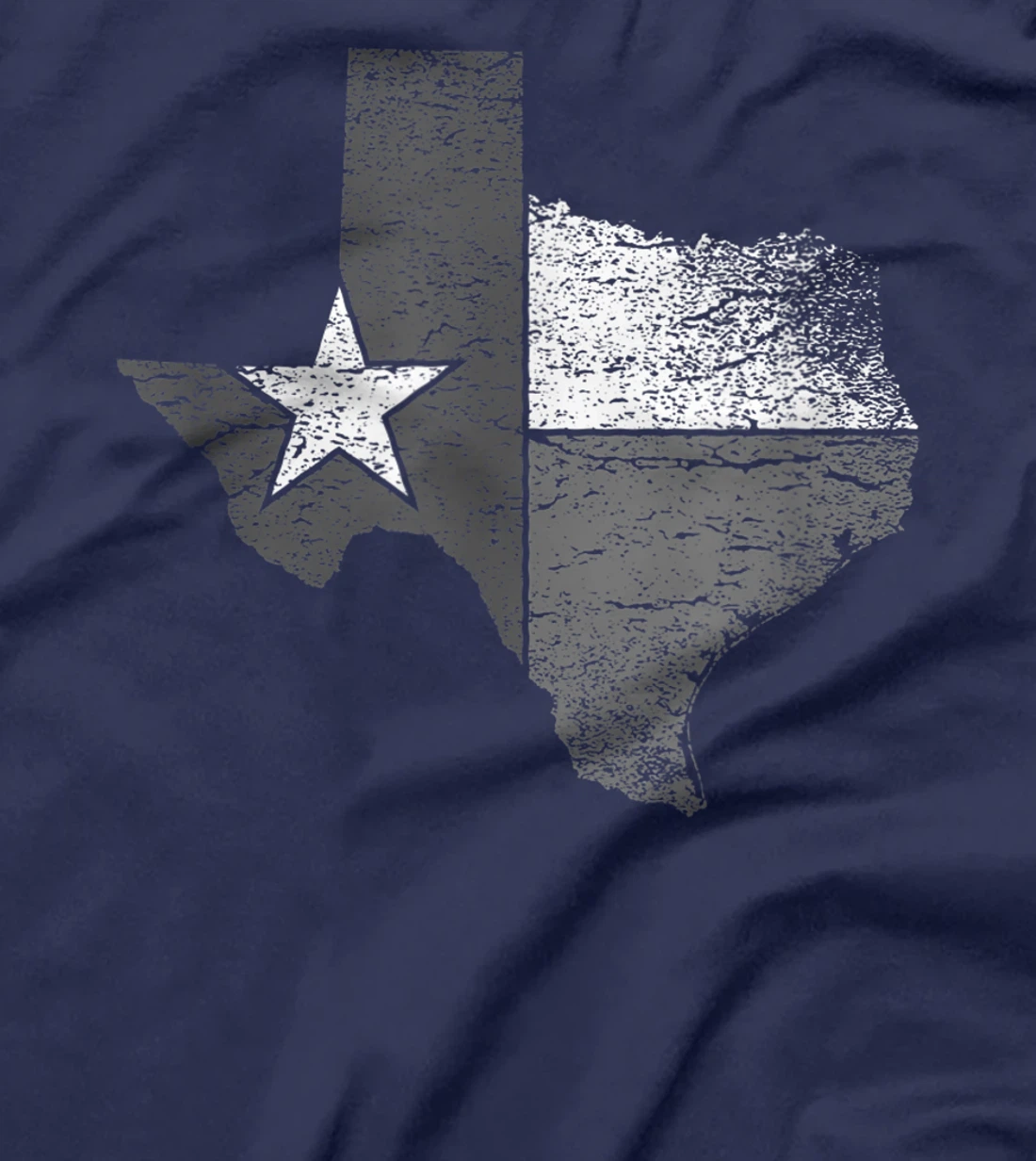 Texas Tshirt Women Men | Texas State Flag Map Black & White T-Shirt