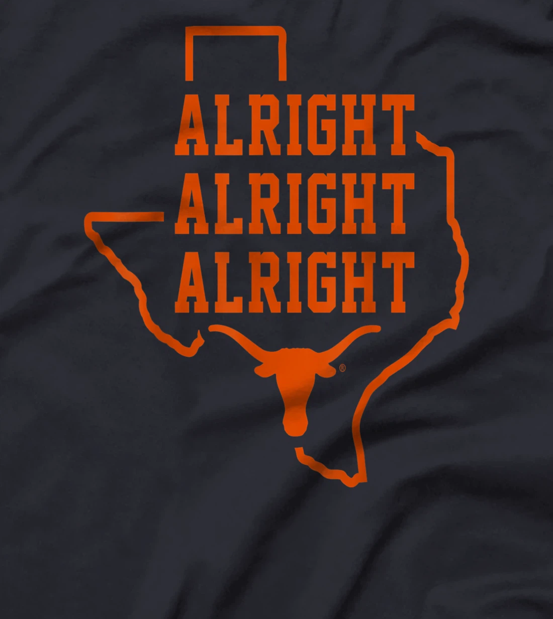 Texas Longhorns Alright 3x !!! - Apparel T-Shirt