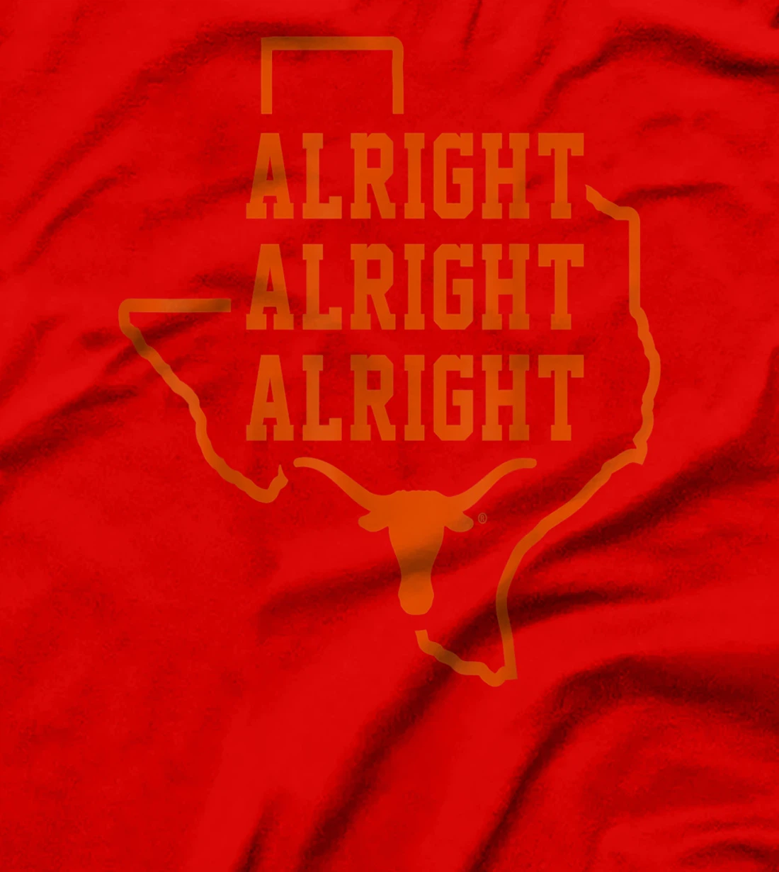 Texas Longhorns Alright 3x !!! - Apparel T-Shirt