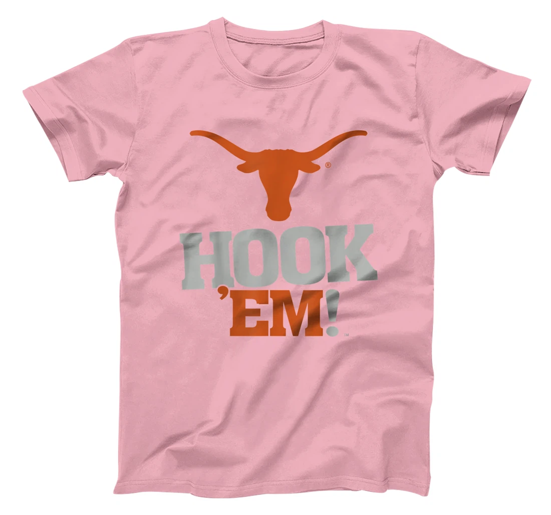 Texas Longhorns Hook 'em! #3 White - Apparel T-Shirt