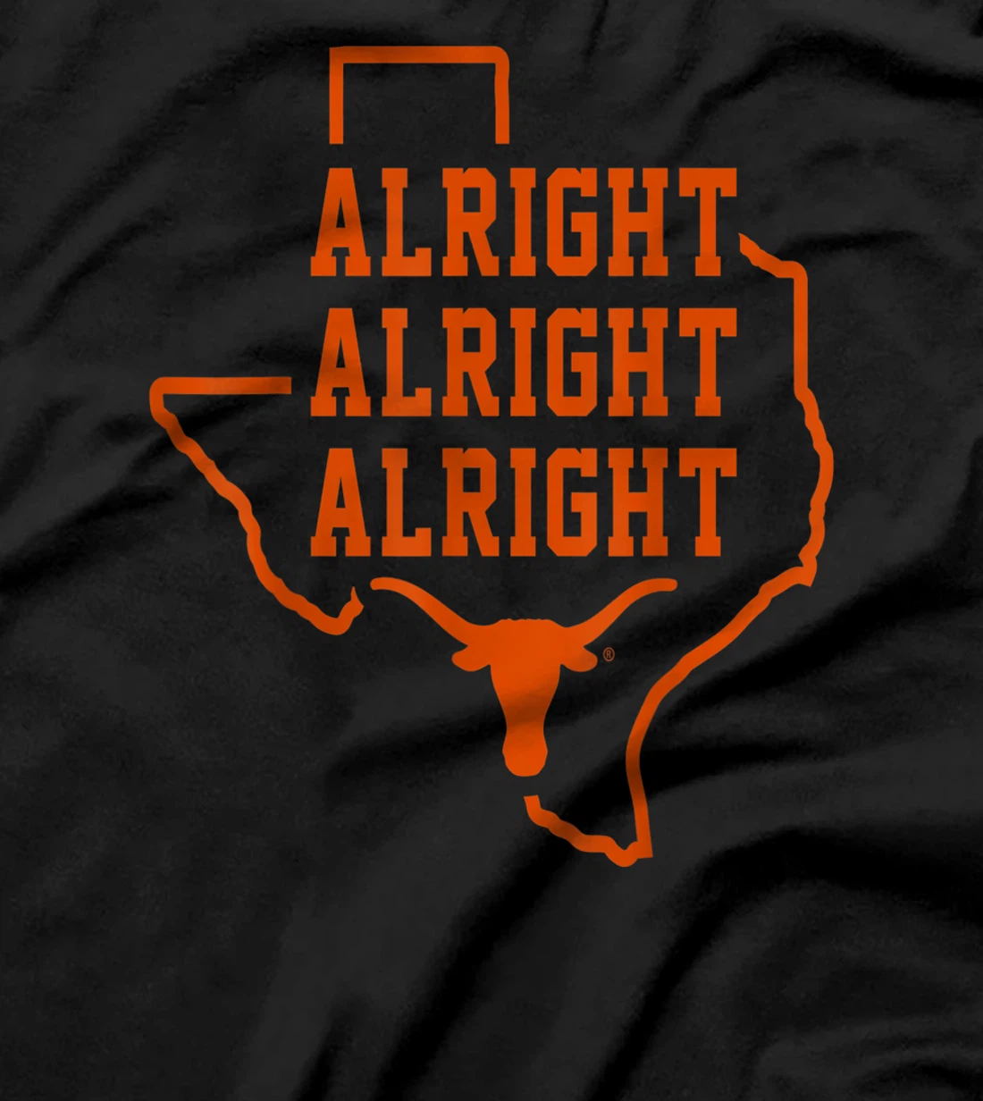 Texas Longhorns Alright 3x !!! - Apparel T-Shirt
