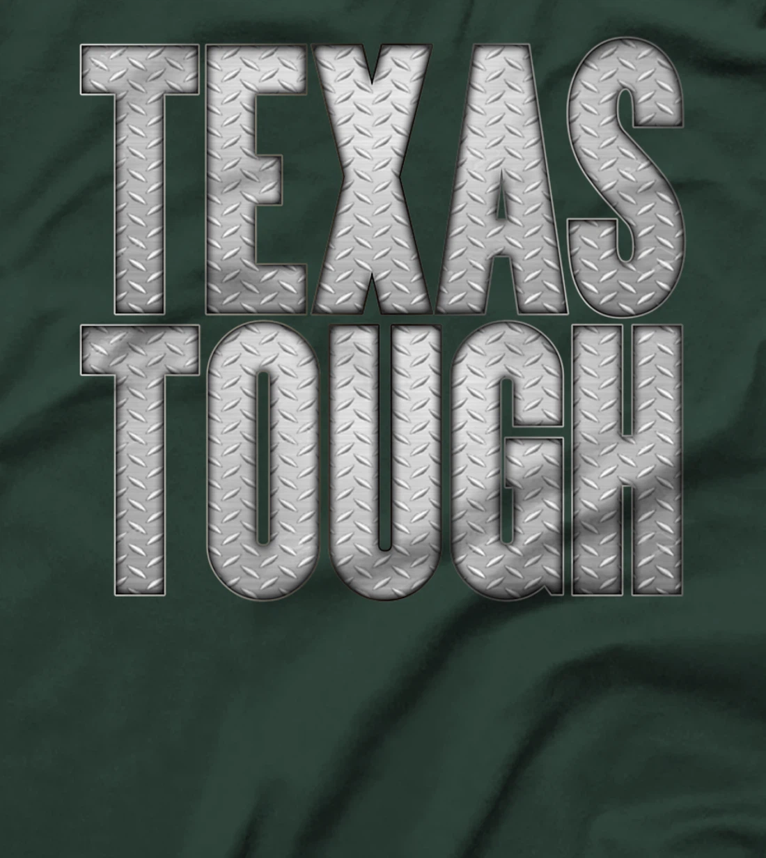 TEXAS TOUGH Diamond-Plated Look Premium T-Shirt