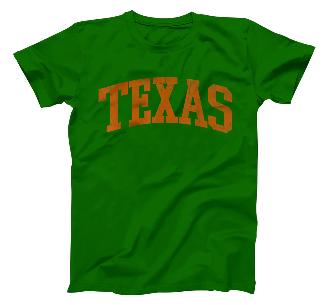 Texas TX USA vintage Athletic University & College Style T-Shirt