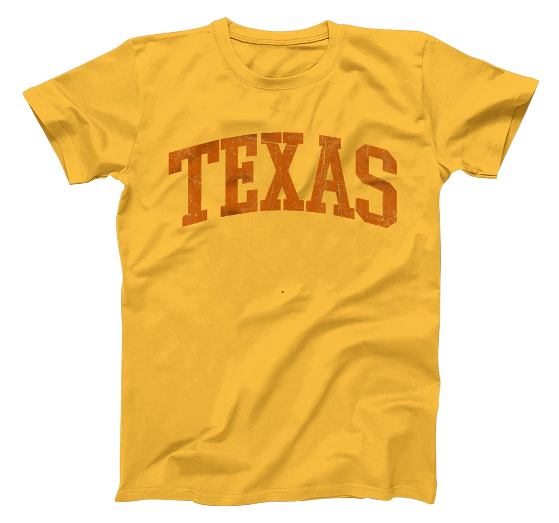 Texas TX USA vintage Athletic University & College Style T-Shirt
