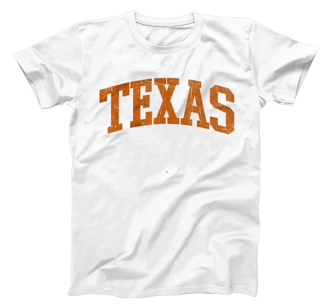 Texas TX USA vintage Athletic University & College Style T-Shirt