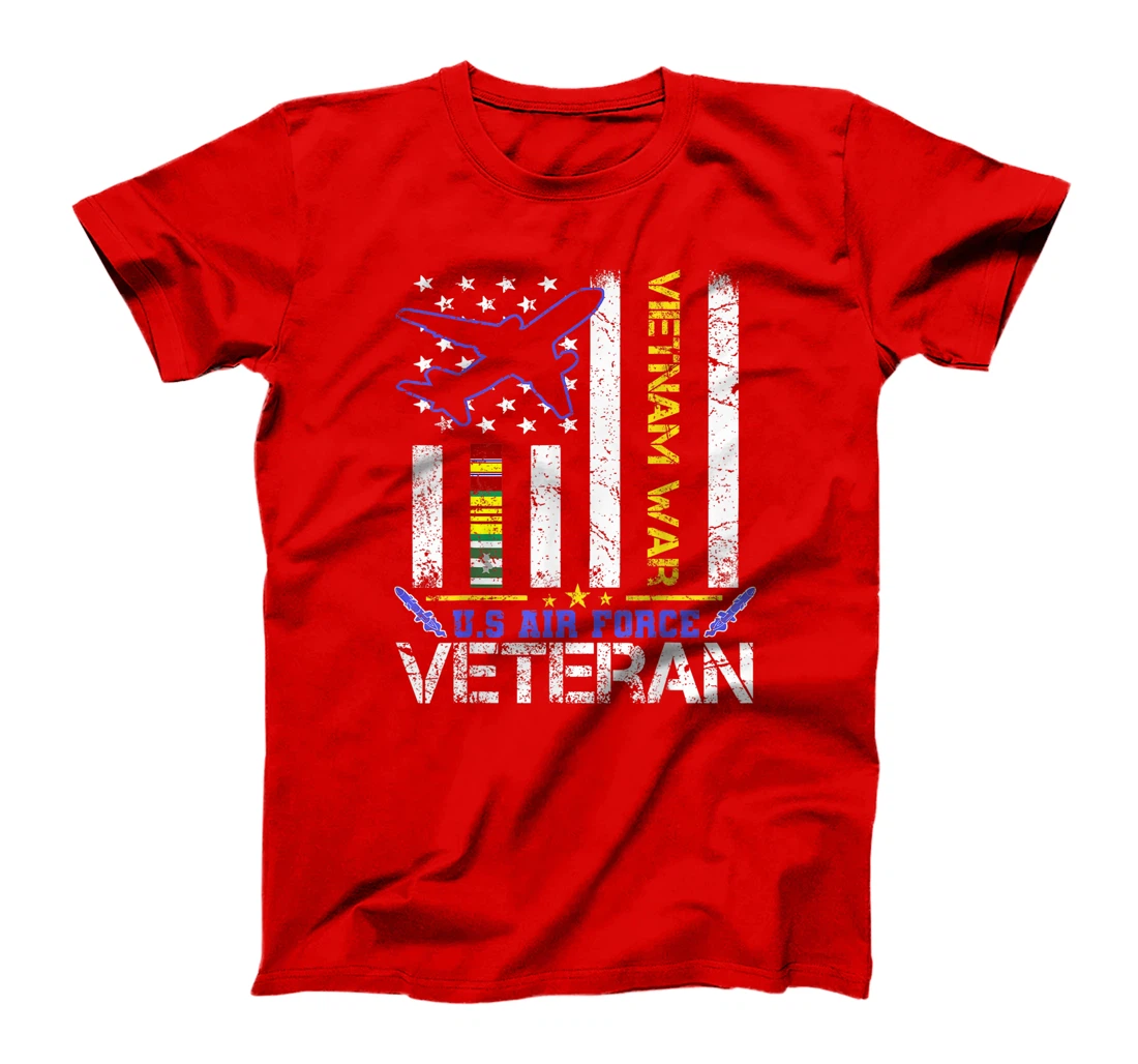 U.S Air Force Vietnam Veteran, Military Veteran US Flag Gift T-Shirt