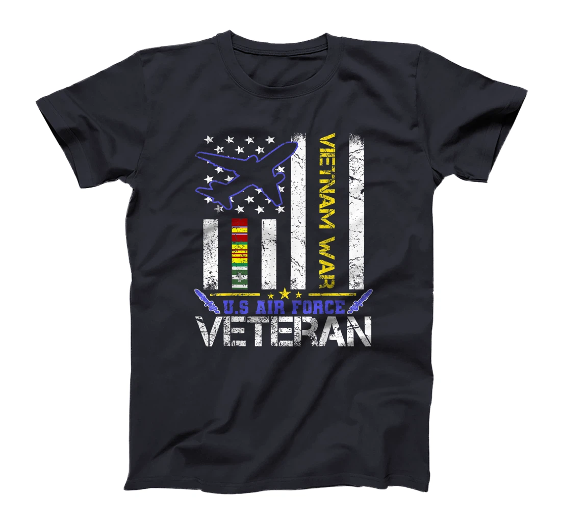 U.S Air Force Vietnam Veteran, Military Veteran US Flag Gift T-Shirt