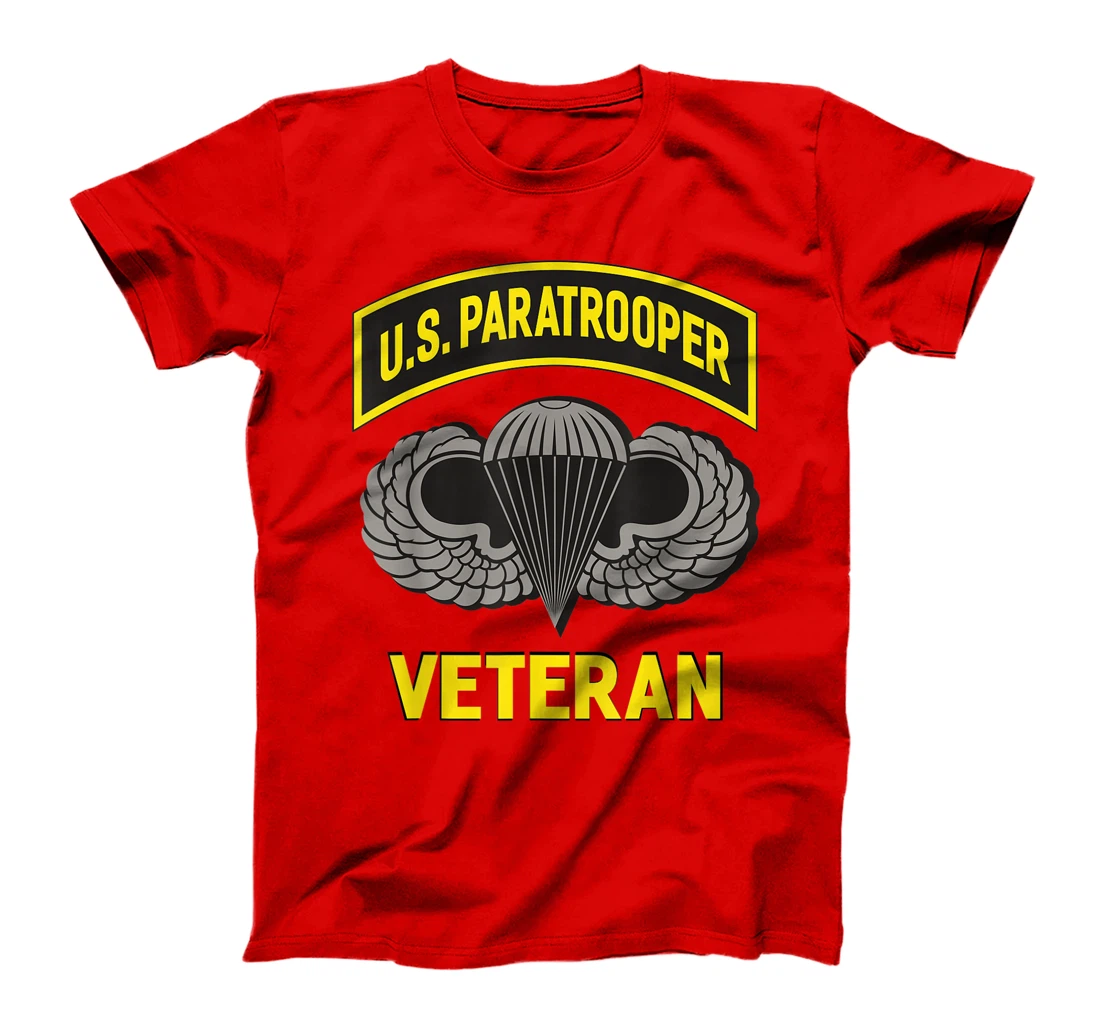 US Paratrooper Airborne Division Army Veteran T-Shirt