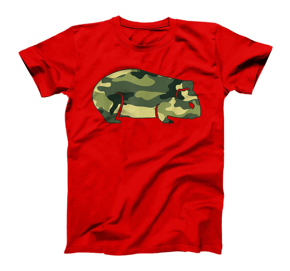 Military Guinea Pig Camo Men Print US Cavy Veteran Gift T-Shirt