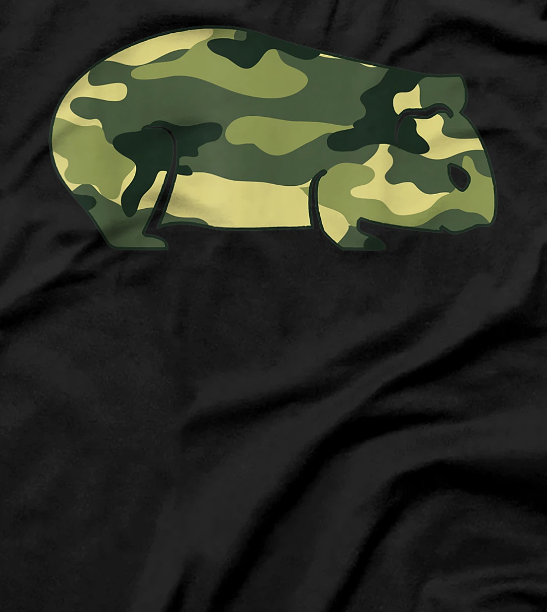 Military Guinea Pig Camo Men Print US Cavy Veteran Gift T-Shirt