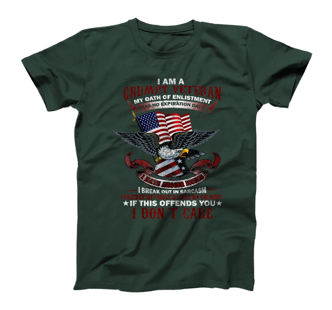 US Veteran - My Oath Of Enlistment Has No Expiration Date T-Shirt