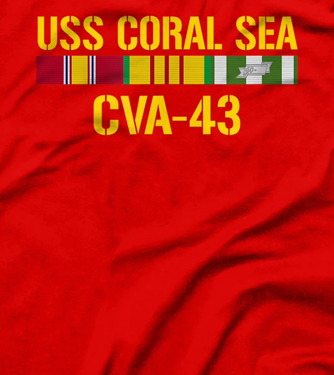 USS Coral Sea CVA-43 Vietnam Veteran T-Shirt