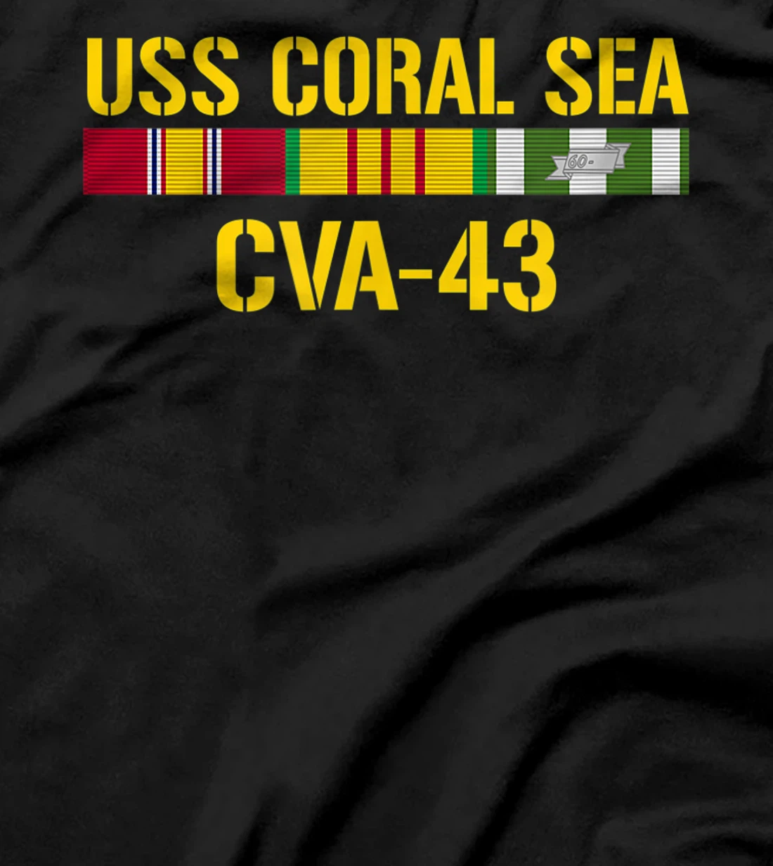 USS Coral Sea CVA-43 Vietnam Veteran T-Shirt