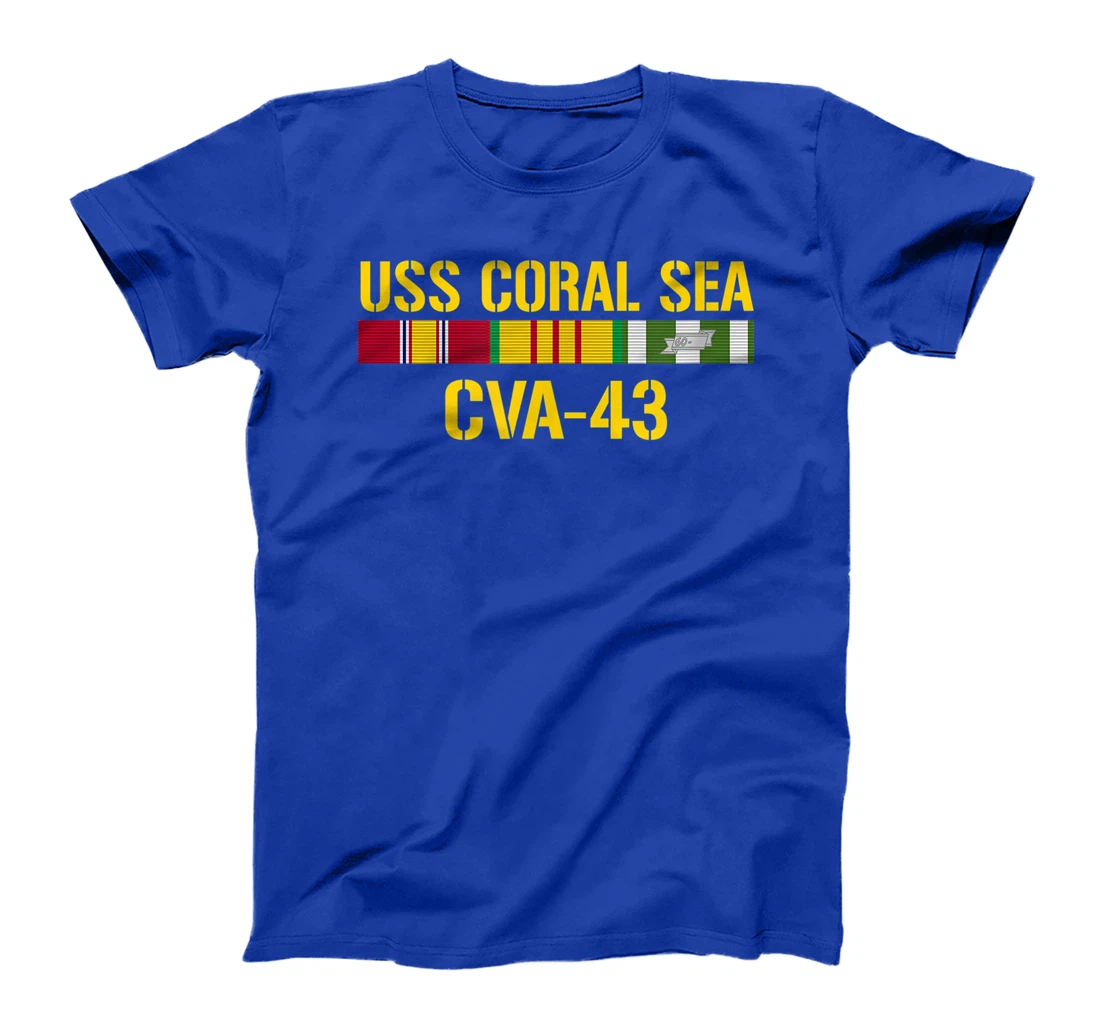 USS Coral Sea CVA-43 Vietnam Veteran T-Shirt
