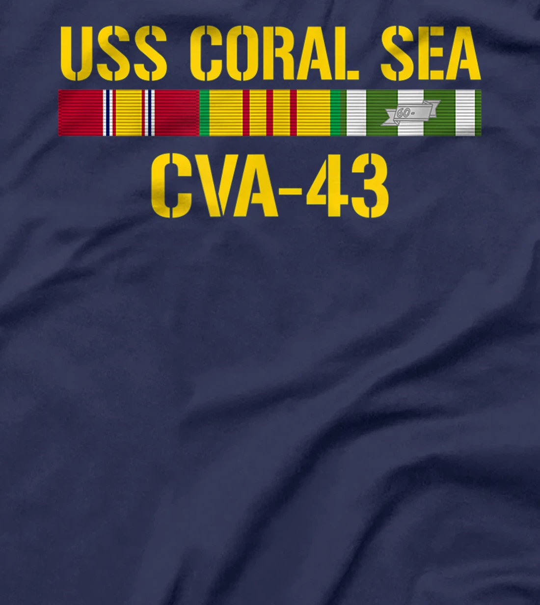USS Coral Sea CVA-43 Vietnam Veteran T-Shirt