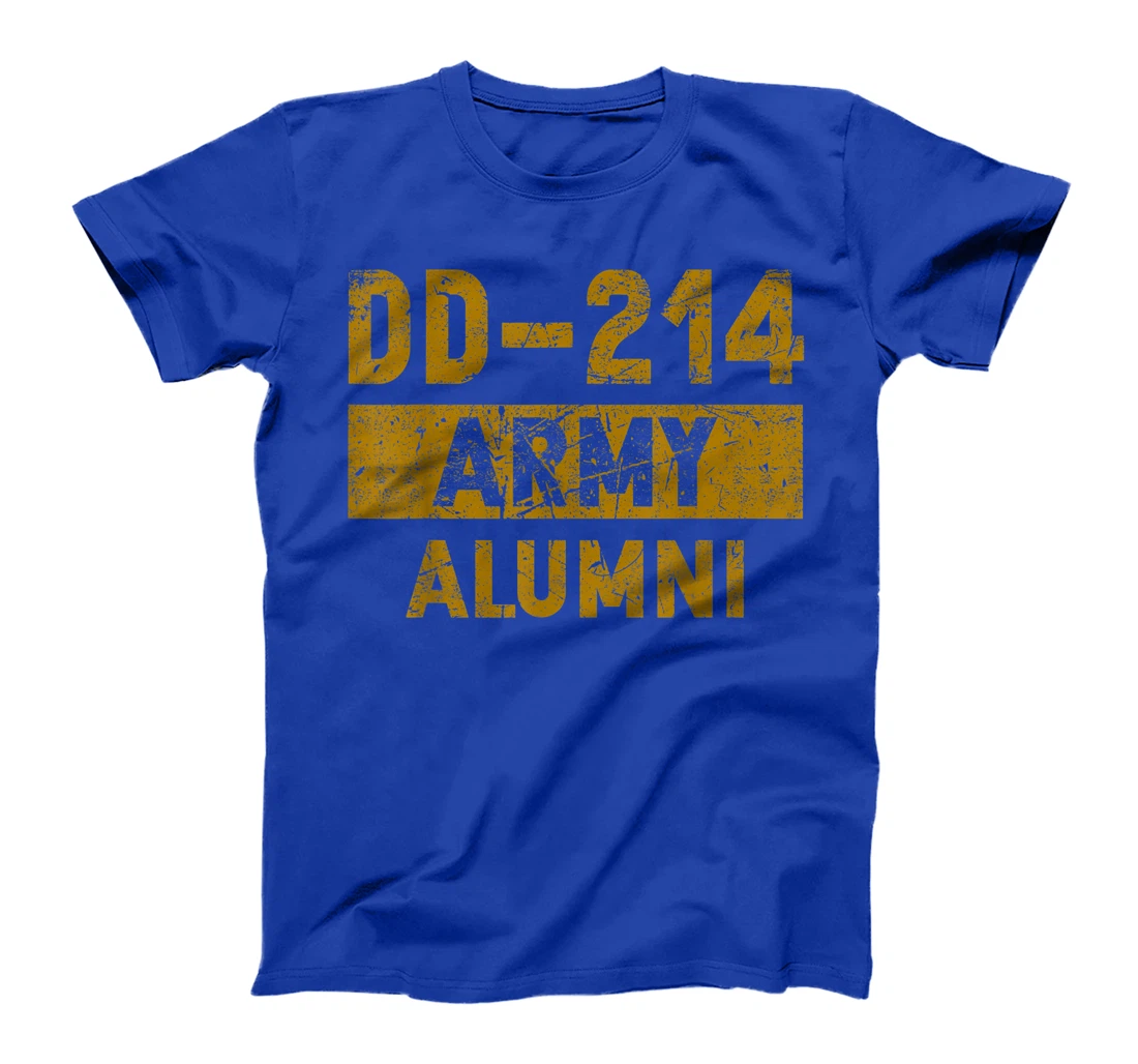 DD-214 US Army Alumni Vintage Veteran Retired Military Gift T-Shirt