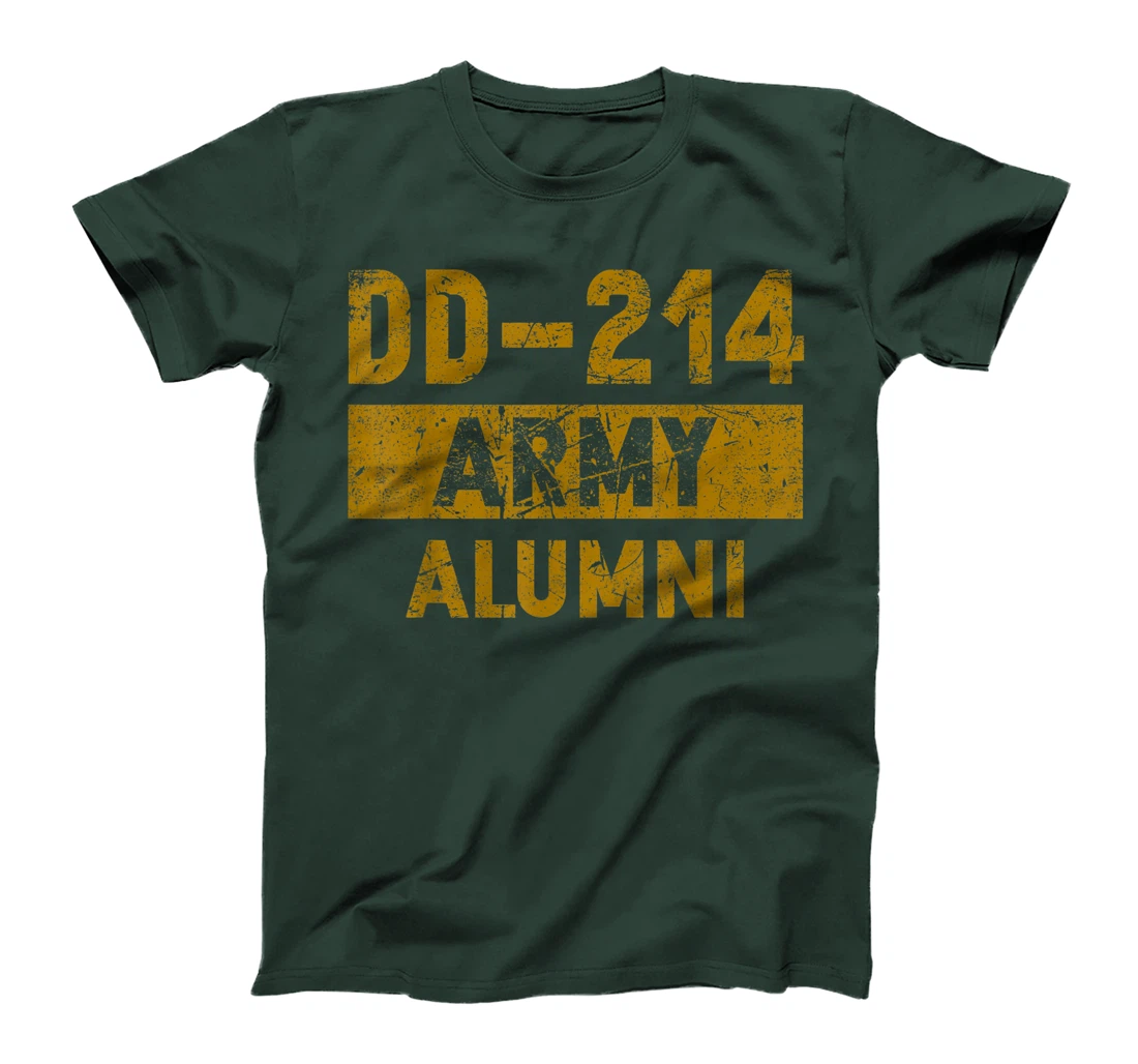 DD-214 US Army Alumni Vintage Veteran Retired Military Gift T-Shirt
