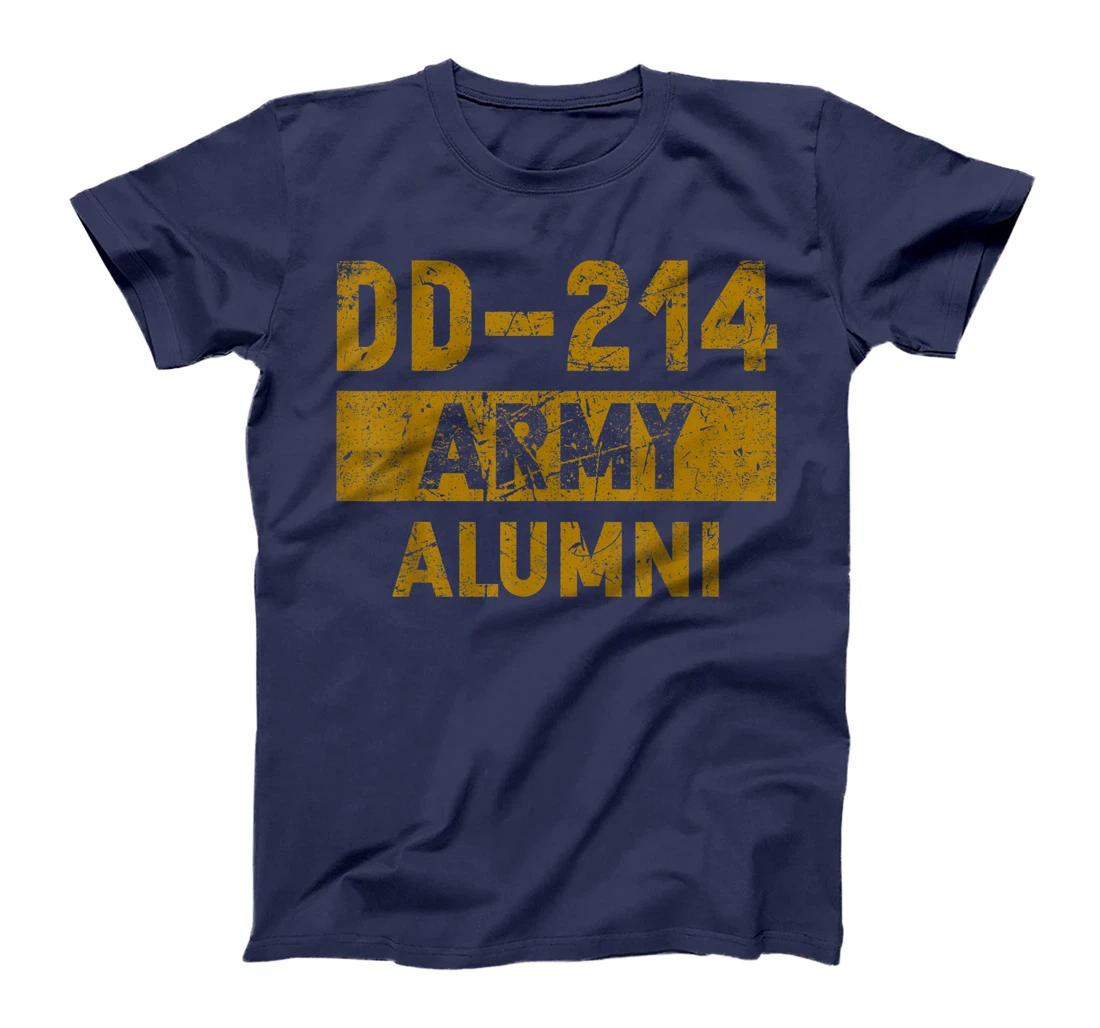 DD-214 US Army Alumni Vintage Veteran Retired Military Gift T-Shirt