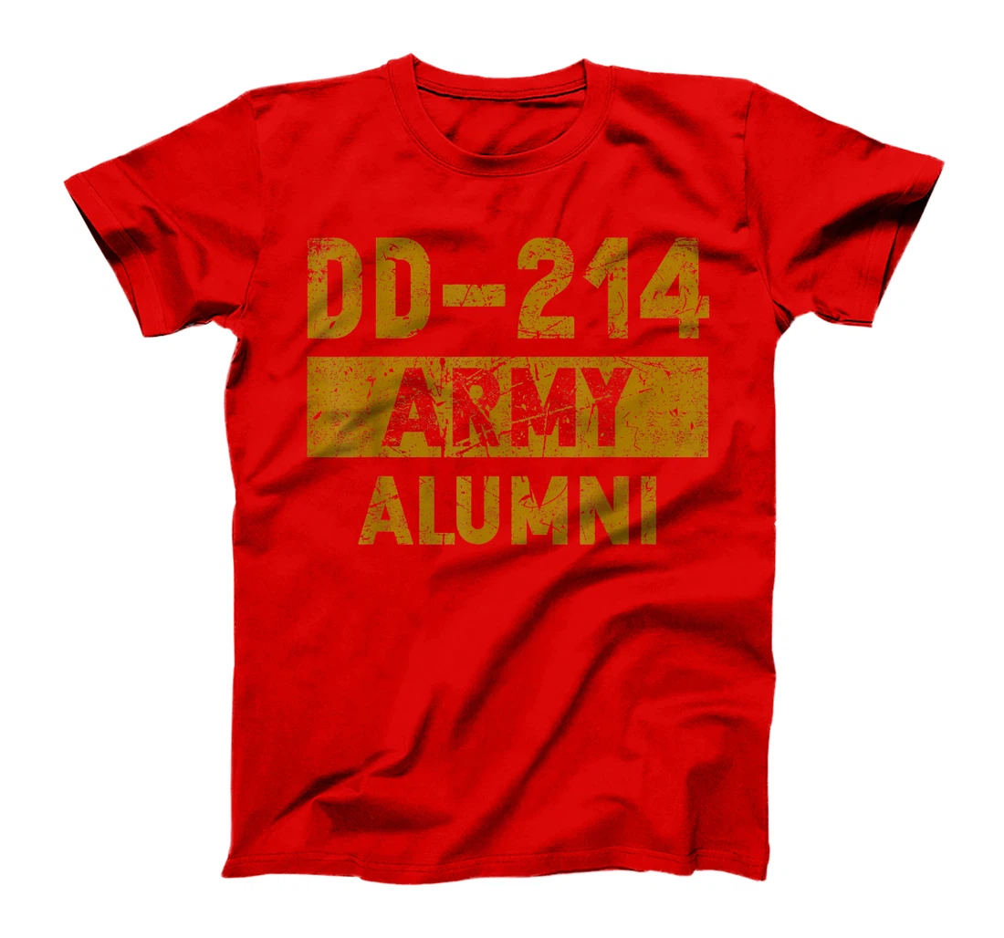 DD-214 US Army Alumni Vintage Veteran Retired Military Gift T-Shirt