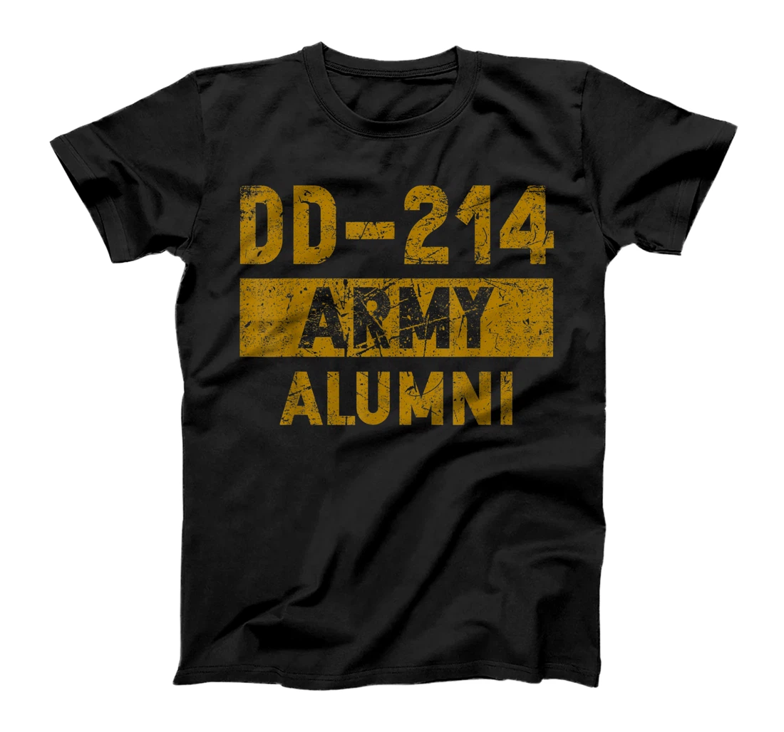 DD-214 US Army Alumni Vintage Veteran Retired Military Gift T-Shirt