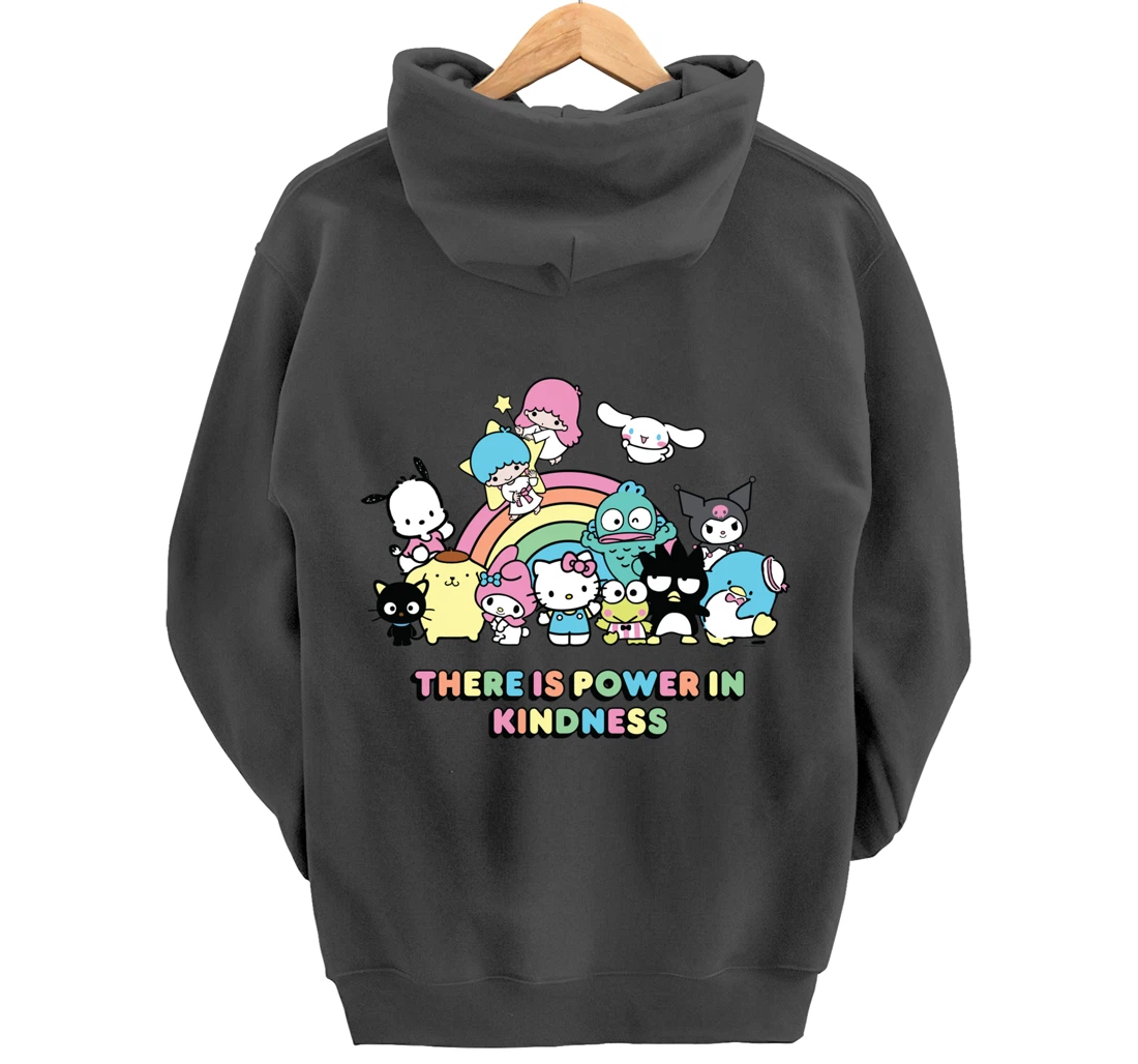 Hello Kitty and Friends There is Power in Kindness unisex adult Pullover Hoodie, Long Sleeve