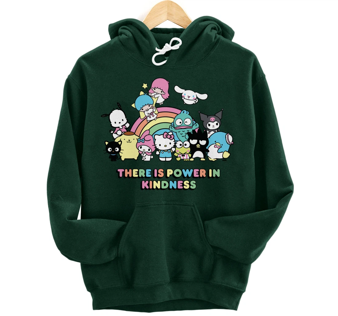 Hello Kitty and Friends There is Power in Kindness unisex adult Pullover Hoodie, Long Sleeve