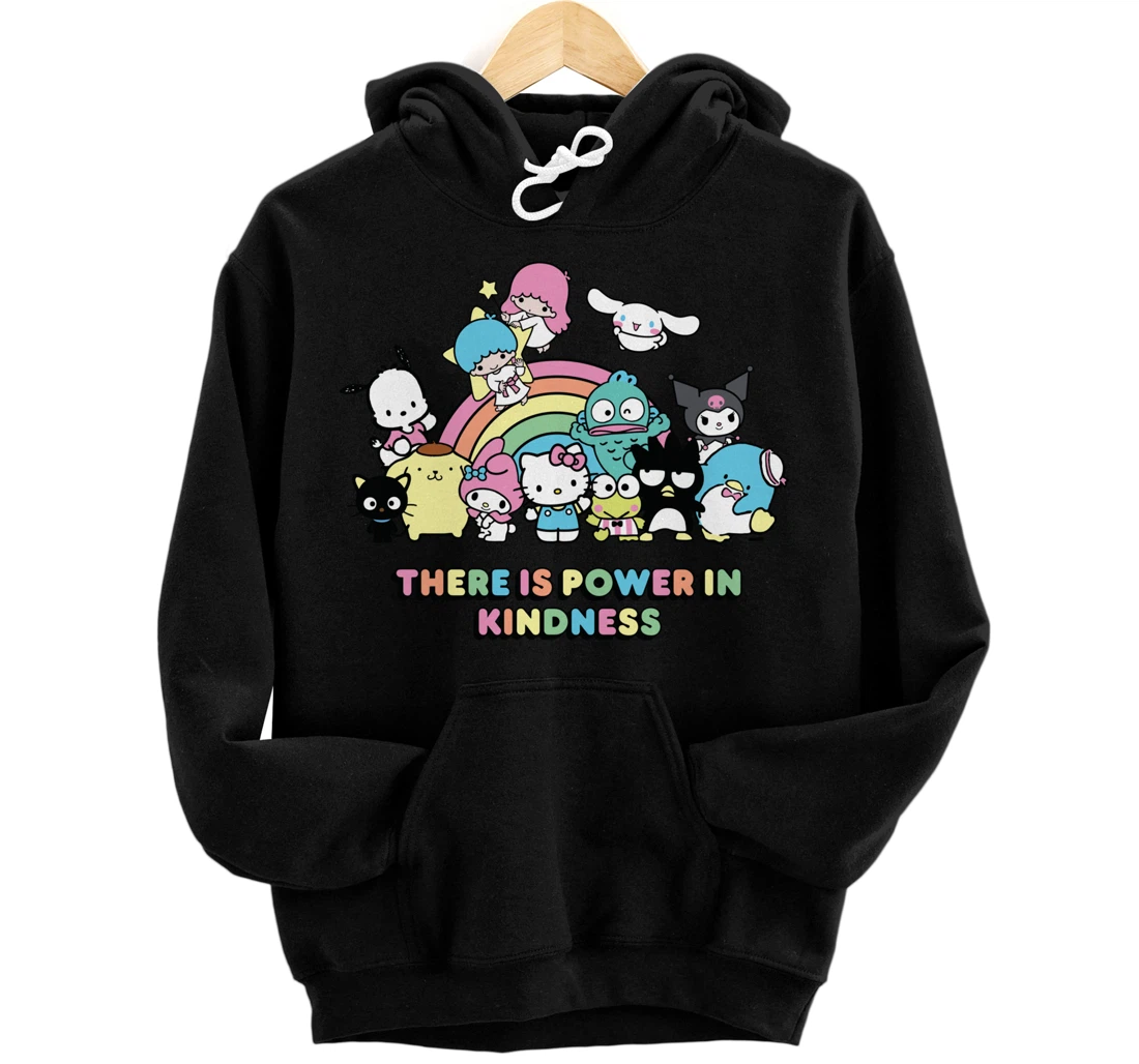 Hello Kitty and Friends There is Power in Kindness unisex adult Pullover Hoodie, Long Sleeve