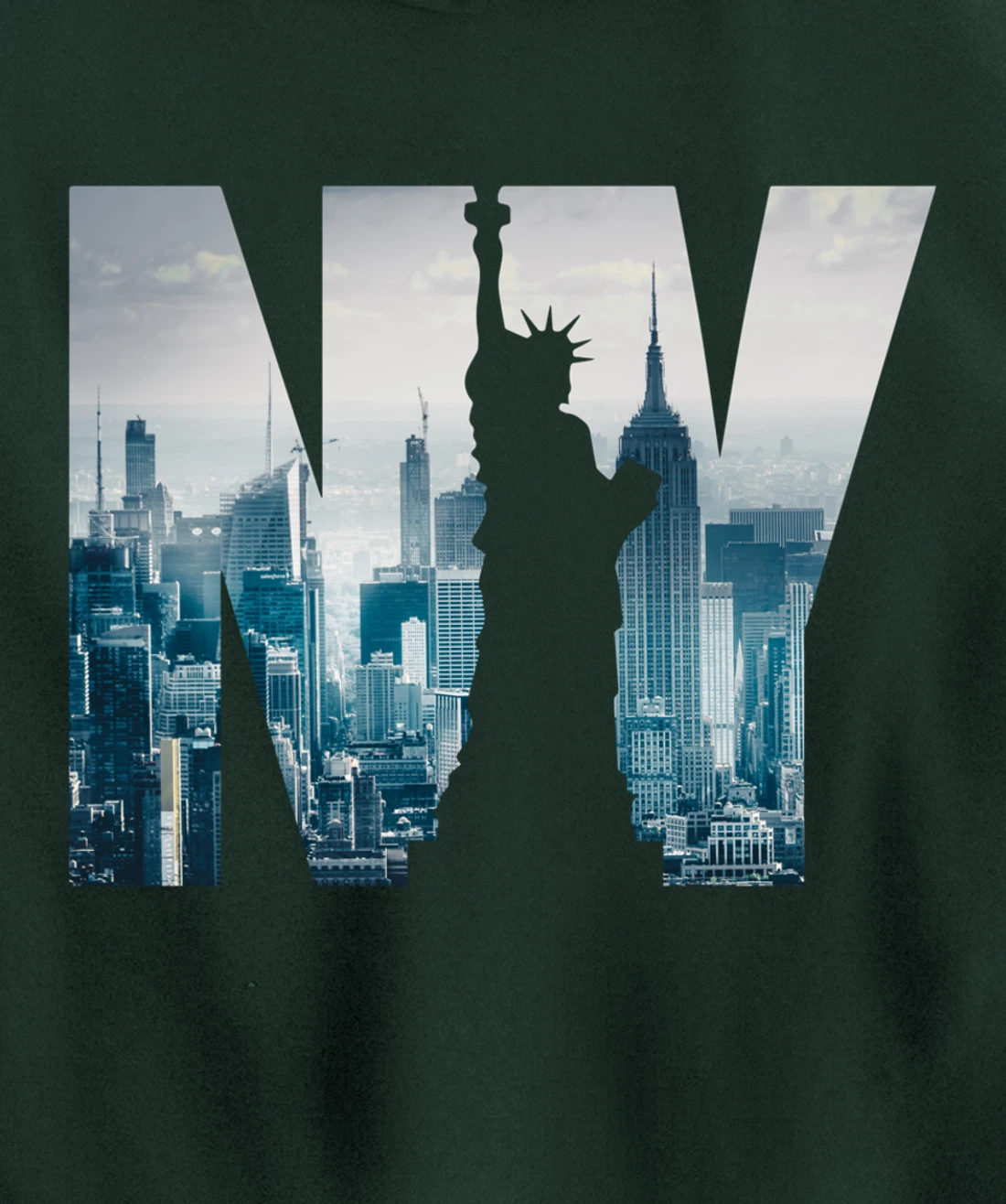 Cool New York City Skyline, I Love New York, New York City Pullover Hoodie