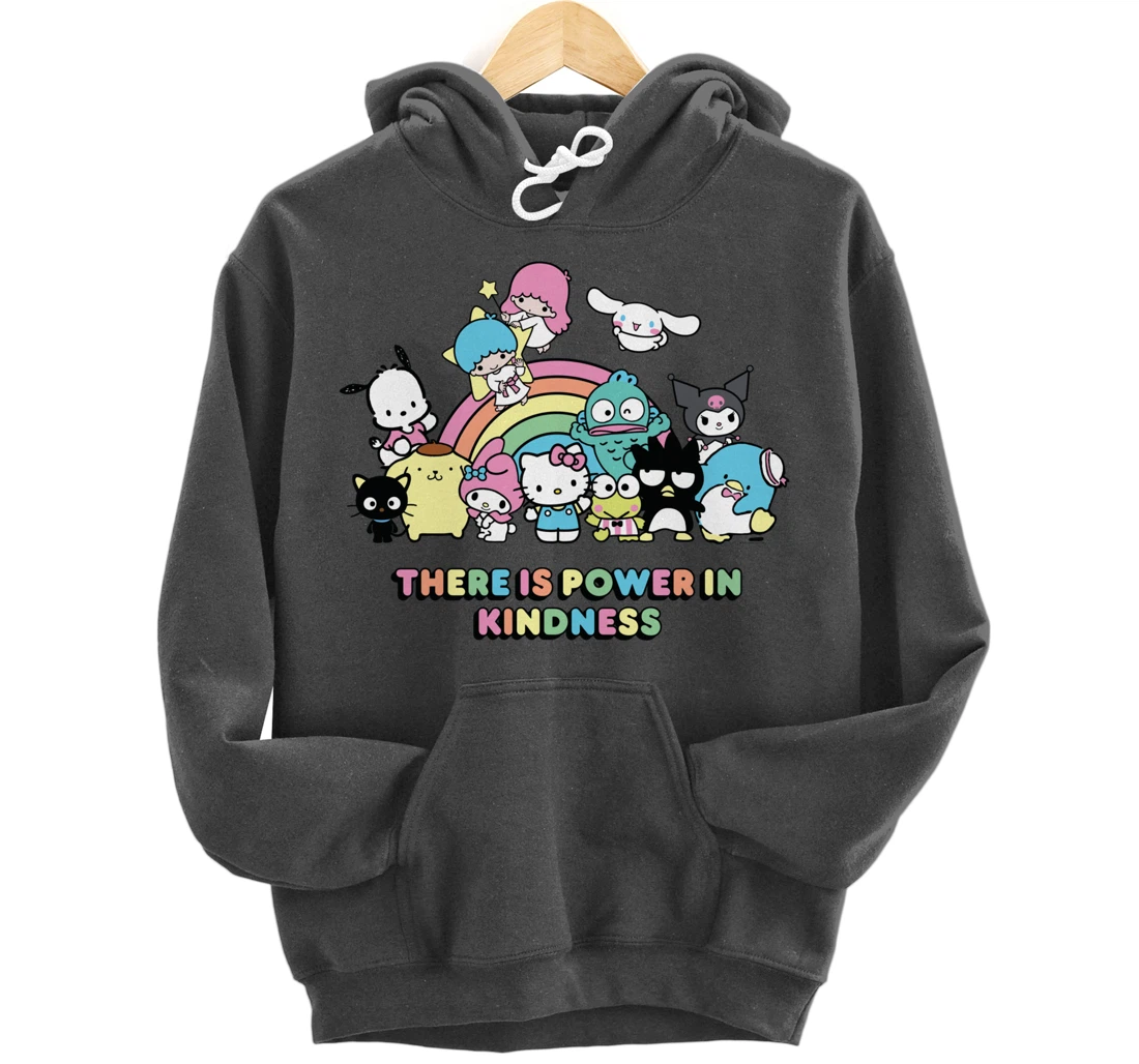 Hello Kitty and Friends There is Power in Kindness unisex adult Pullover Hoodie, Long Sleeve