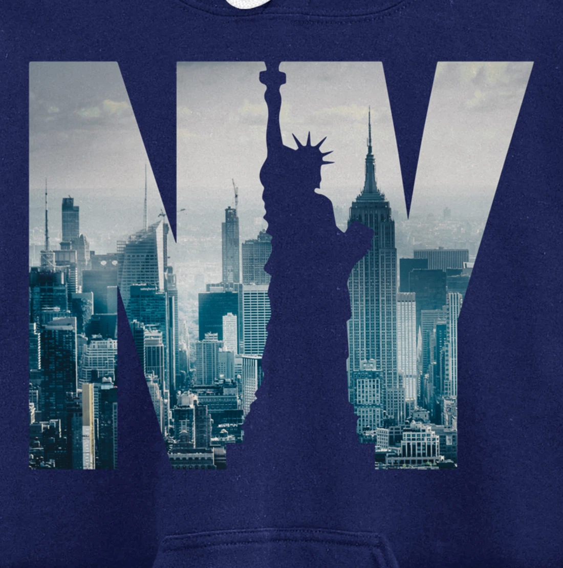 Cool New York City Skyline, I Love New York, New York City Pullover Hoodie