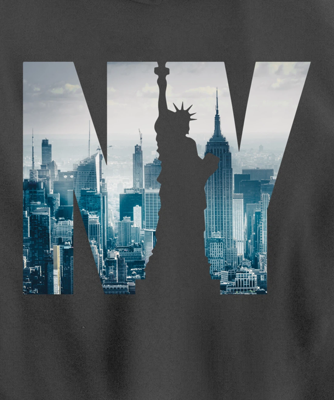 Cool New York City Skyline, I Love New York, New York City Pullover Hoodie
