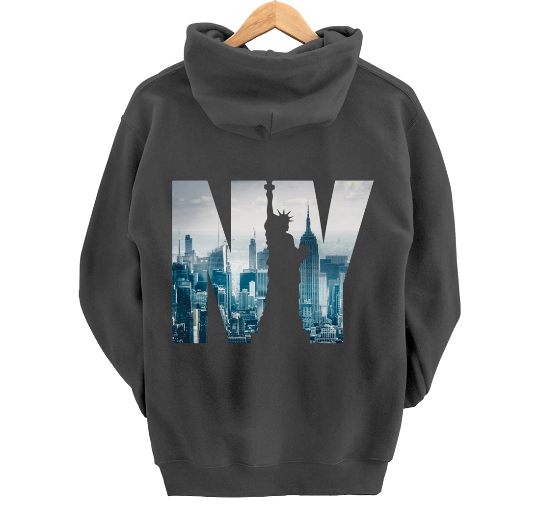 Cool New York City Skyline, I Love New York, New York City Pullover Hoodie