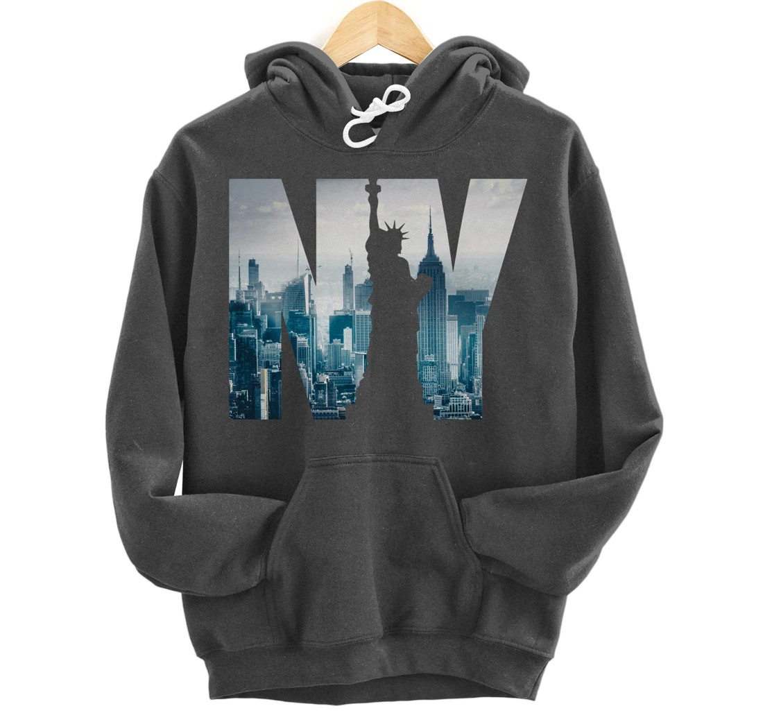 Cool New York City Skyline, I Love New York, New York City Pullover Hoodie