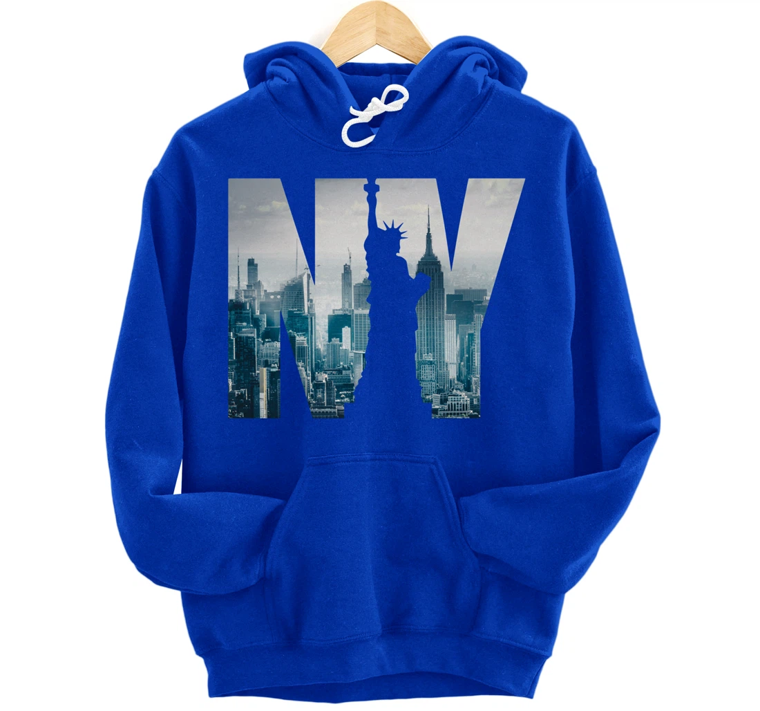 Cool New York City Skyline, I Love New York, New York City Pullover Hoodie