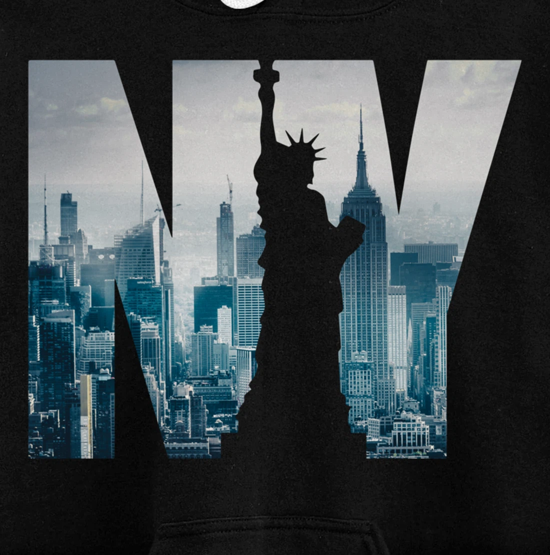 Cool New York City Skyline, I Love New York, New York City Pullover Hoodie