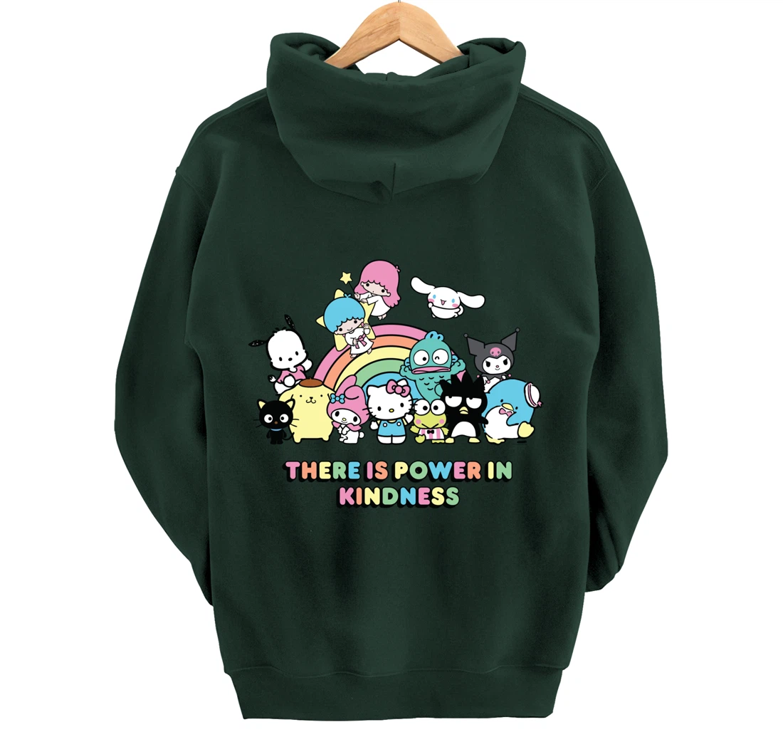 Hello Kitty and Friends There is Power in Kindness unisex adult Pullover Hoodie, Long Sleeve