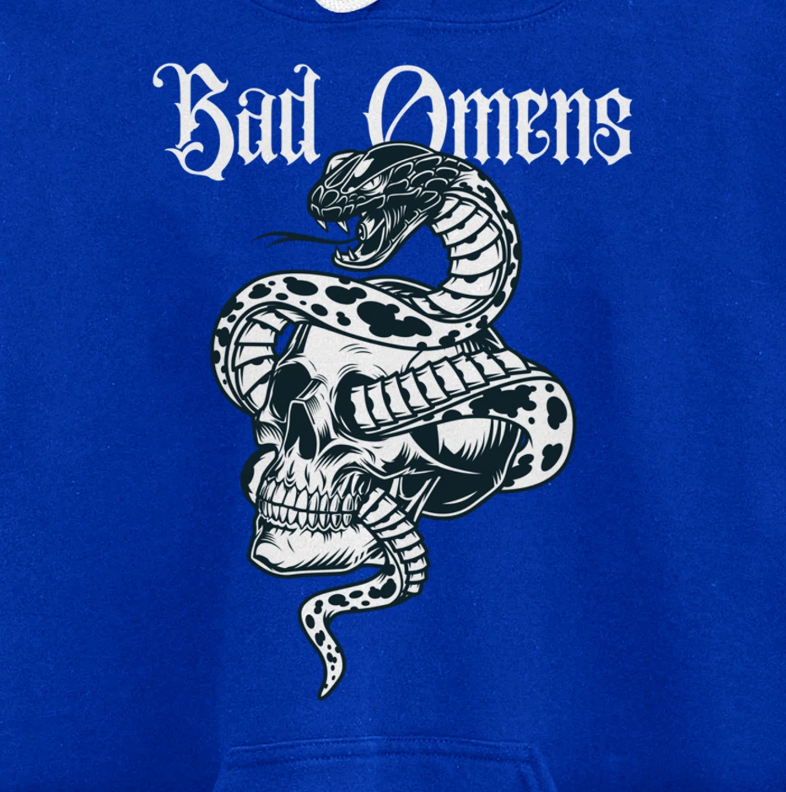 Bad Omens Tee: Mystic snake & Skull Pullover Hoodie