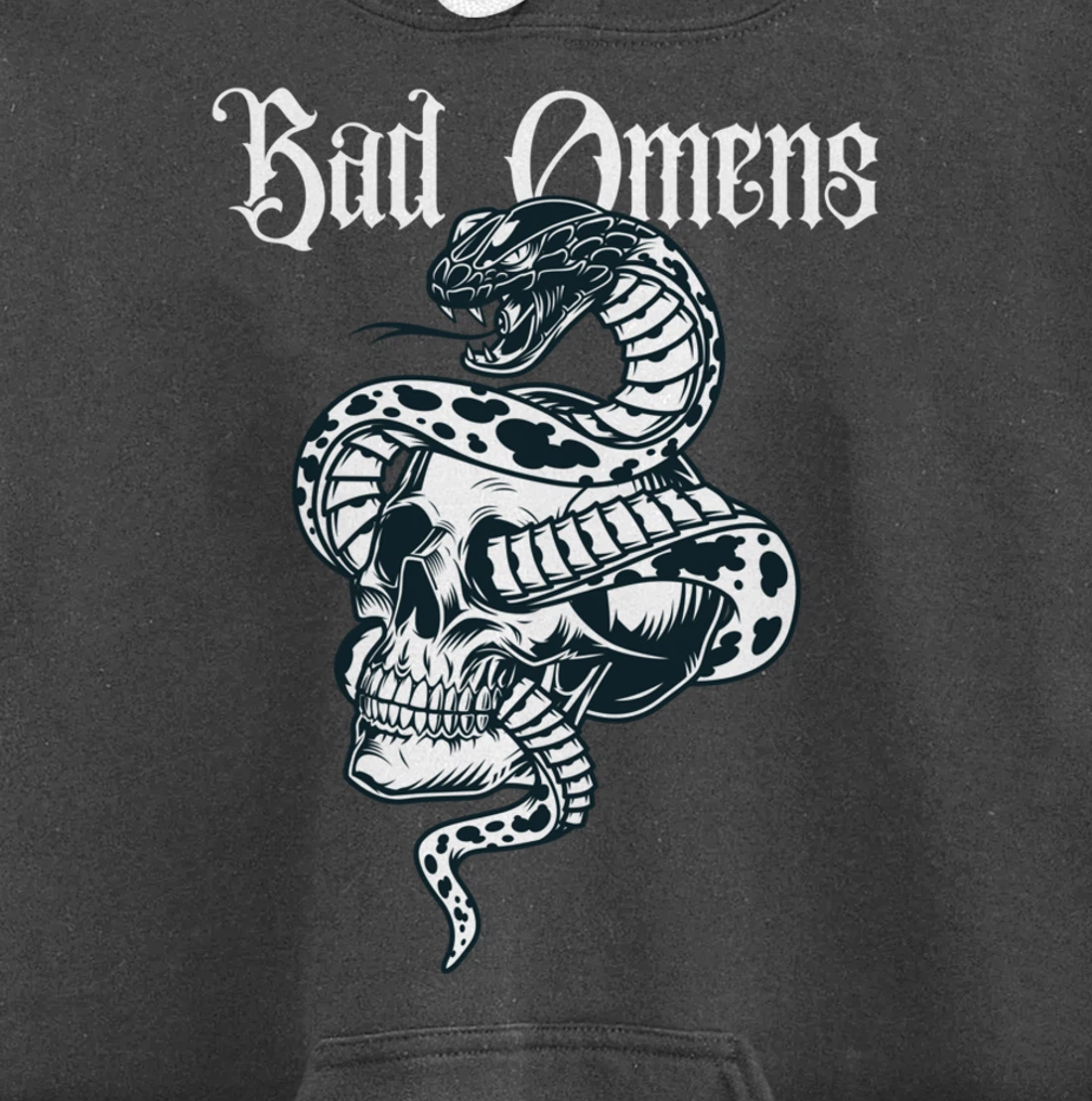 Bad Omens Tee: Mystic snake & Skull Pullover Hoodie