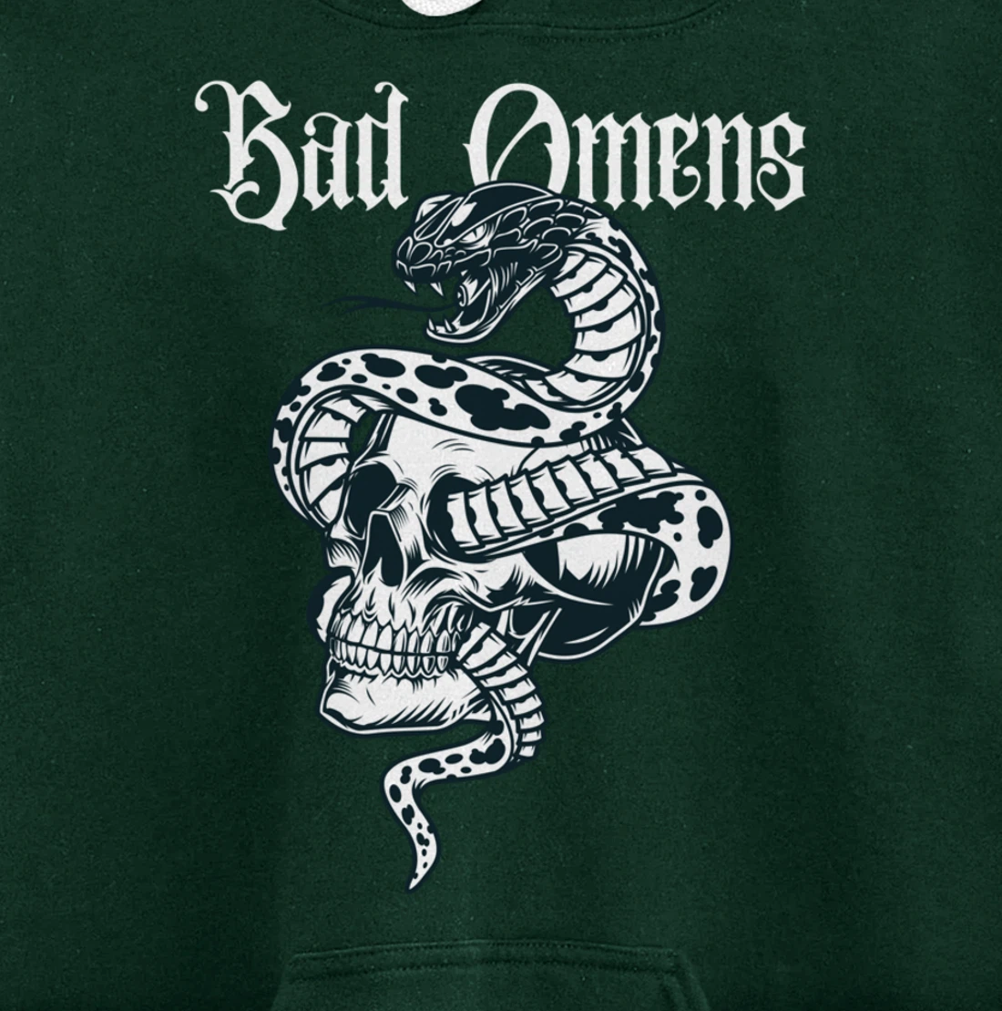 Bad Omens Tee: Mystic snake & Skull Pullover Hoodie